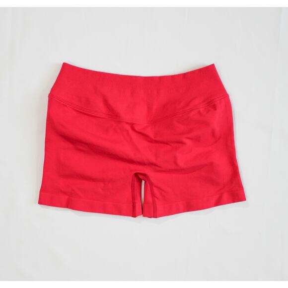 New In Bag Size Small AUROLA Hot Pink Scrunch Butt Defining Shorts High Waist - Picture 2 of 2